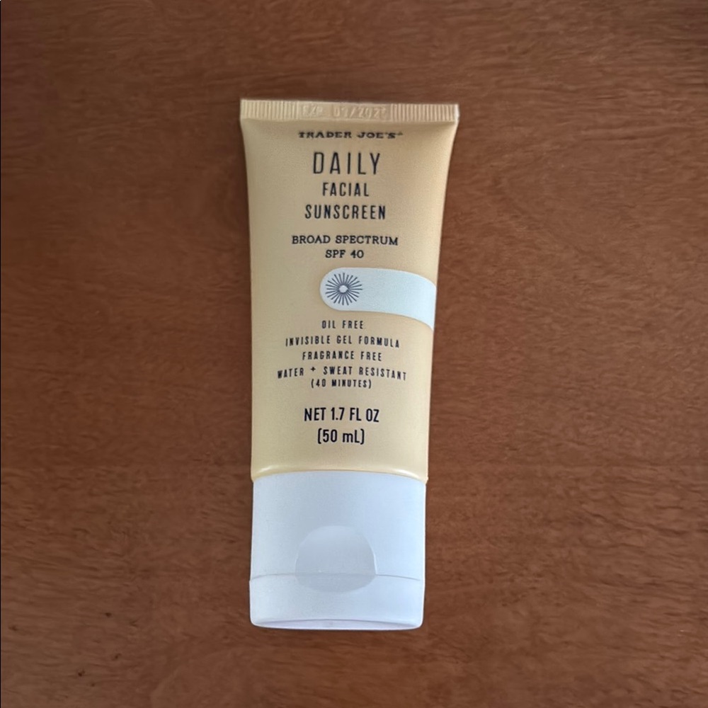 Trader Joe's Daily Facial Sunscreen SPF 40